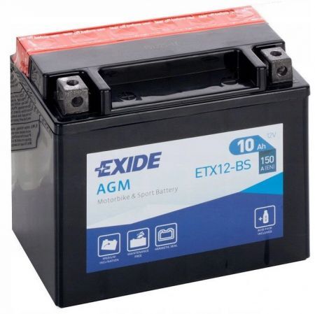 Akumulator 12V-10Ah Etx12-Bs Exide