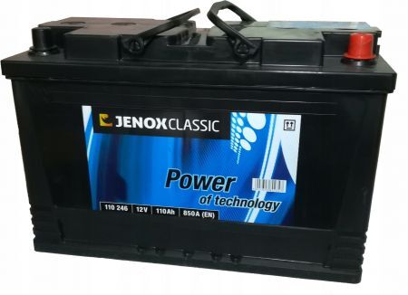 Akumulator 12V 110Ah 850A P+ Jenox Classic