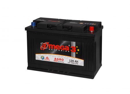 Akumulator 12V 120Ah 850A P+ Agro A Mega (350/175/230)