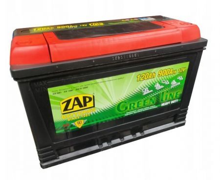 Akumulator 12V 120Ah 900A P+ Green Line Zap