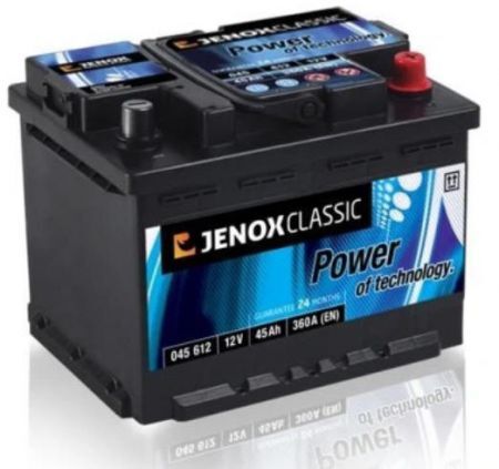Akumulator 12V 45Ah 360A P+ Jenox Classic (207/175/190)