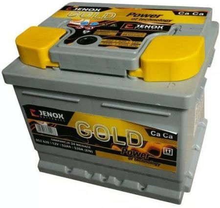 Akumulator 12V 52Ah 520A P+ Jenox Gold (Niski) (207/175/175)