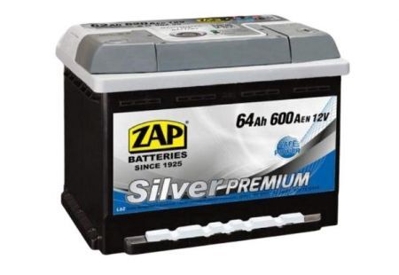 Akumulator 12V-64Ah 600A Ag Silver Premium Zap (242/175/175)
