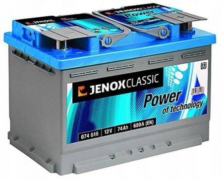 Akumulator 12V 74Ah 680A L+ Jenox Classic (276/175/190)
