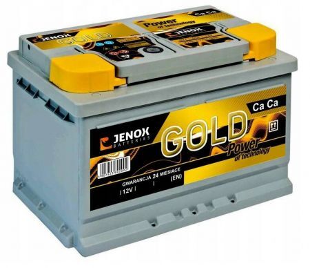 Akumulator 12V 75Ah 720A P+ Jenox Gold (276/175/175)