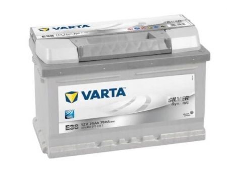 Akumulator 12V-74Ah 750A P+ Silver Varta E38