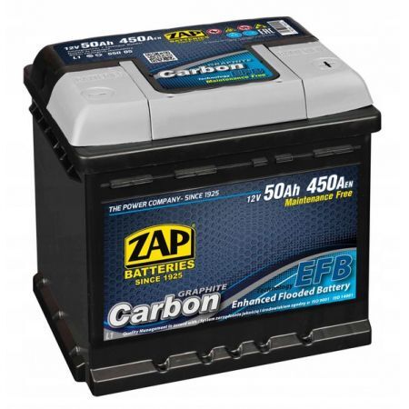 Akumulator 12V-50Ah 450A P+ Carbon Efb Zap (Niski)